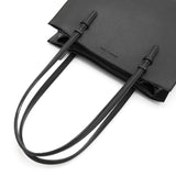 チャールズ アンド キース レザー トートバッグ ブラック - NEWSED