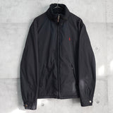 ポロ バイ ラルフローレン ブルゾン 中綿ジャケット ナイロンジャケット フリース裏地 スモールポニーロゴ ネイビー - NEWSED