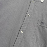 バーバリー ブラックレーベル ホースロゴ クレリックシャツ 長袖シャツ グレー - NEWSED