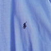 Polo Ralph Lauren logo embroidered long sleeve shirt blue