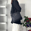 Prada Pocono Tessuto Nylon Shoulder Bag with Triangle Logo in Black
