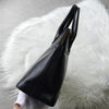 Jil Sander freestanding leather handbag in navy