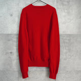 プレイ コム デ ギャルソン ハートロゴ ニット レッド - NEWSED