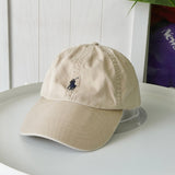 ラルフローレン ロゴ キャップ ベージュ - NEWSED