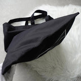 メゾンマルジェラ ロゴ トートバッグ ショッピングバッグ ブラック タグ付き未使用品 - NEWSED