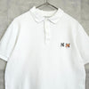 Maison Kitsune 狐狸头短袖 Polo 衫 白色