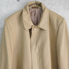 Yves Saint Laurent Vintage Wool Balmacaan Coat Long Coat Beige