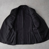 グッチ 金ボタン シングル テーラードジャケット ブレザー ブラック - NEWSED