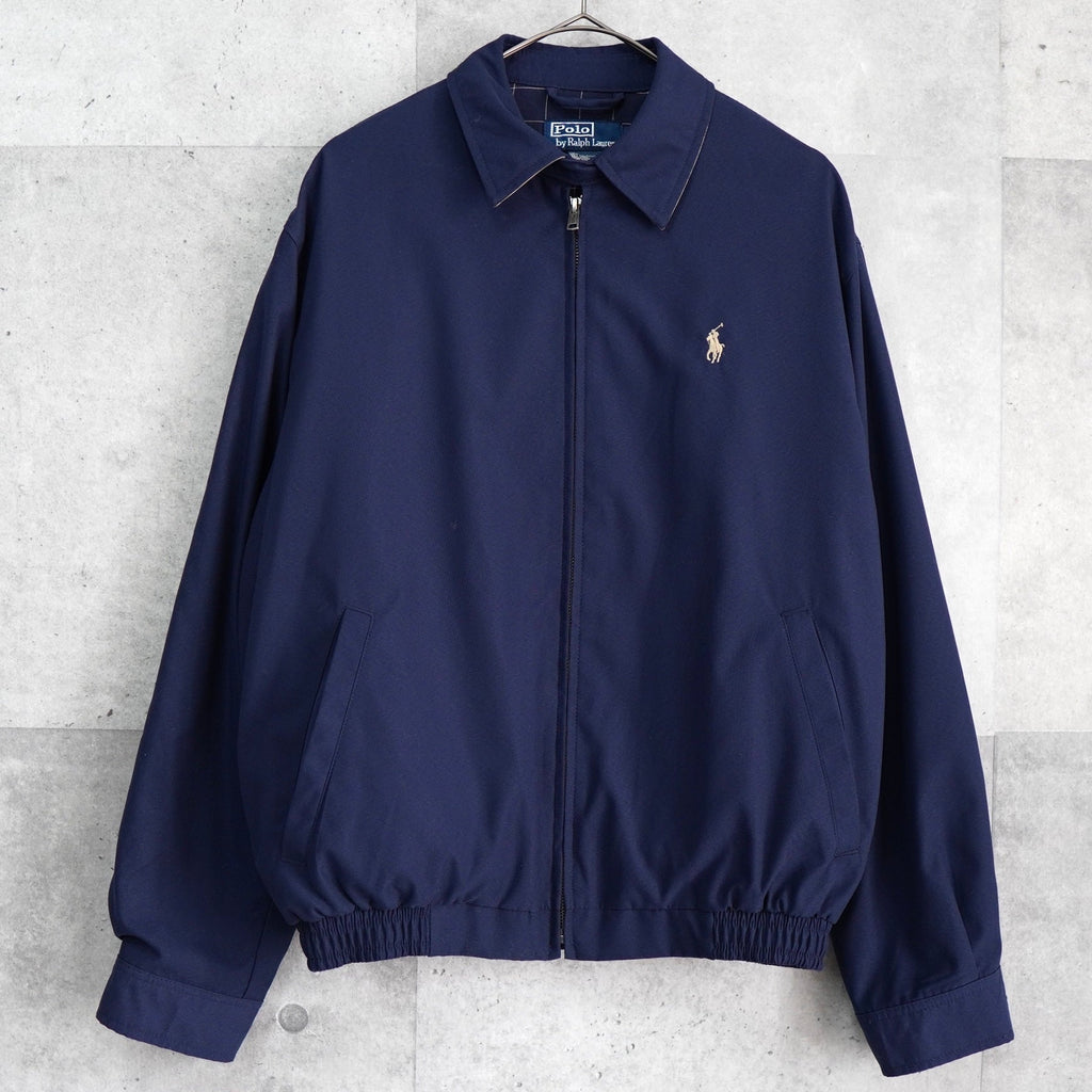 Polo Ralph Lauren 徽标 Blouson Drizzler 夹克 海军蓝
