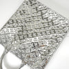 Louis Vuitton Sac Plat Minoir 银色手提包