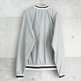 メゾンキツネ スタジャン ブルゾン フォックスロゴ グレー - NEWSED