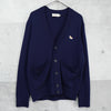 Maison Kitsune 狐狸徽标开衫 海军蓝
