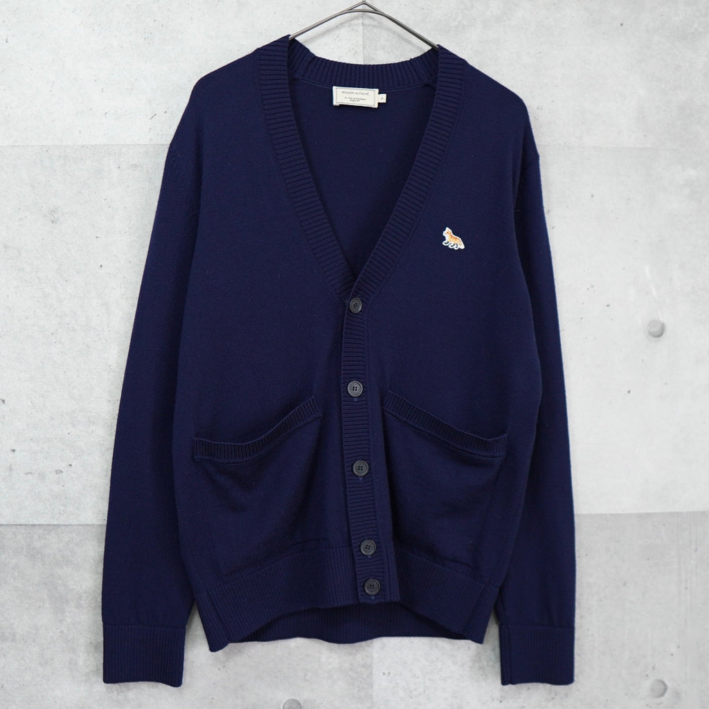 Maison Kitsune 狐狸徽标开衫 海军蓝