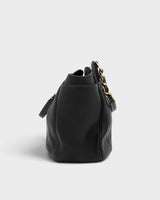 フェラガモ レザー ガンチーニチェーン トートバッグ ブラック - NEWSED