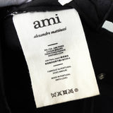 アミパリ アミ パリス ハートロゴ キャップ 帽子 ブラック - NEWSED