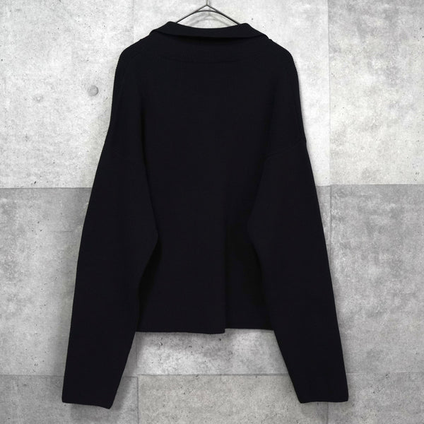 アミパリ アミ パリス ハートロゴ ポロニット ブラック タグ付き未使用品 - NEWSED