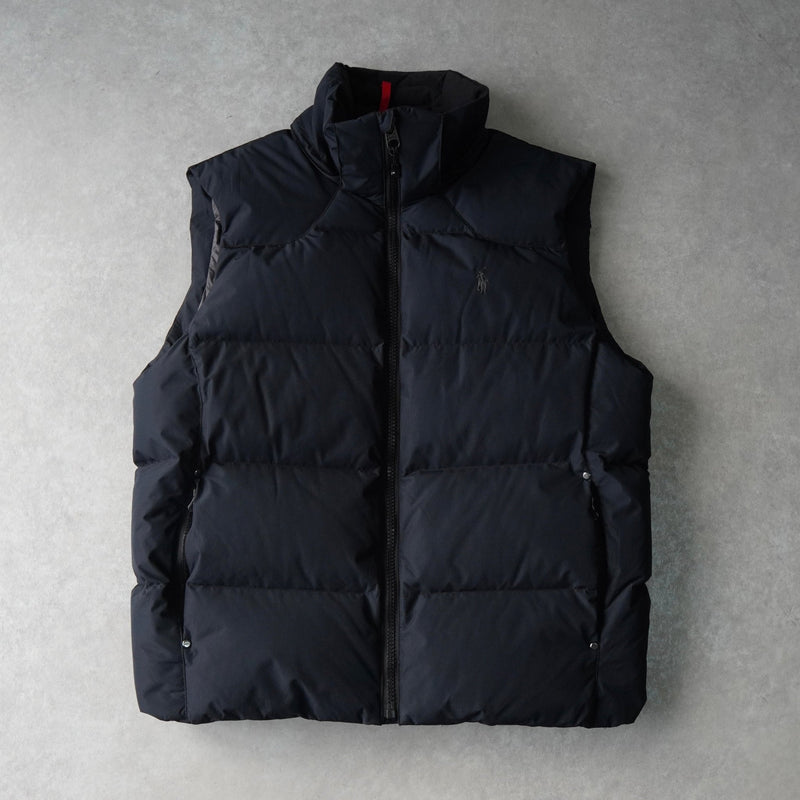 ポロ ラルフローレン スモールポニー ダウンベスト ブラック