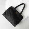Prada Pocono Tessuto 手提包 手提袋 三角形徽标 黑色/金色
