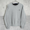 Polo Ralph Lauren 徽标刺绣灰色运动衫