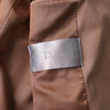 Dior narrow lapel single tailored jacket camel