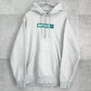 Nike box logo hoodie grey