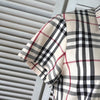 バーバリー ノバチェック 半袖 シャツ ワンピース アイボリー