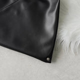 エムエムシックス メゾン マルジェラ レザー ジャパニーズバッグ スモール クラシック ハンドバッグ ブラック - NEWSED