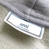 Ami Paris Pile 三色徽标连帽衫（灰色）