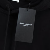 サンローラン パリ ロゴ 刺繍 パーカー ブラック タグ付き未使用品 - NEWSED