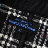 バーバリー ブルーレーベル ホースロゴ ノバチェック裏地 キルティングジャケット ブラック - NEWSED