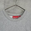 Supreme Box Logo 圆领运动衫（灰色）