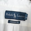 Ralph Lauren logo embroidered long sleeve shirt white shirt white
