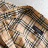 Burberry London Nova 米色格纹短袖衬衫