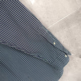 ラルフローレン 長袖シャツ ロゴ刺繍 チェック柄 ブルー - NEWSED