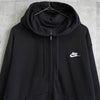 Nike Logo Zip 连帽衫 黑色