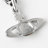 ヴィヴィアン ウエストウッド オーブ ラインストーン シルバー ネックレス 箱付き - NEWSED