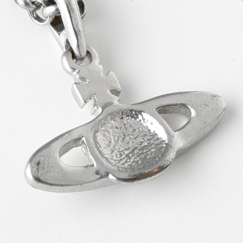 ヴィヴィアン ウエストウッド オーブ ラインストーン シルバー ネックレス 箱付き - NEWSED