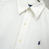 Polo Ralph Lauren 白色徽标刺绣长袖衬衫