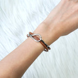 エルメス ジャンボブレス レザー シルバー / ブラウン - NEWSED