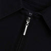 Burberry 徽标 Nova 格纹半拉链短袖 Polo 衫（黑色）