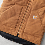 カーハート オーバーサイズ ダックベスト キルティング裏地 キャメル - NEWSED