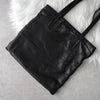 Prada 黑色缝制纳帕皮革托特包