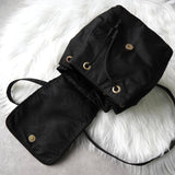 プラダ ポコノ テスート ナイロン ミニ リュックサック ブラック - NEWSED