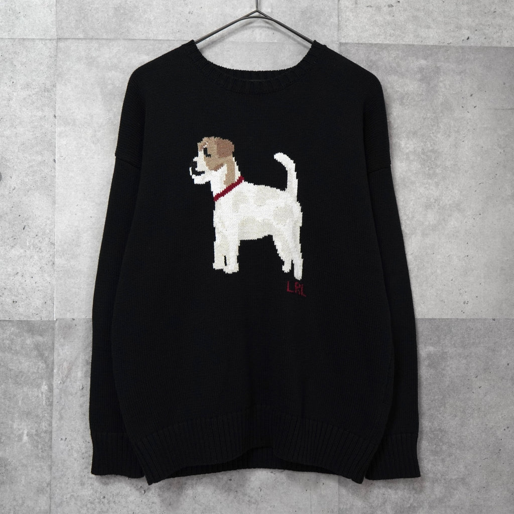 ローレン ラルフローレン 犬 ドッグ コットン ニット ダークネイビー