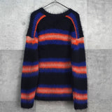 ケンゾー ボーダー柄 シャギー ニット マルチカラー - NEWSED