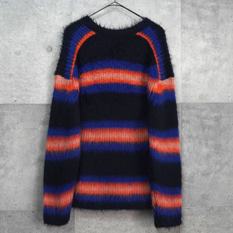 ケンゾー ボーダー柄 シャギー ニット マルチカラー - NEWSED
