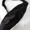 Prada Pocono Tessuto Nylon Shoulder Bag with Triangle Logo in Black