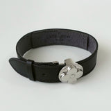 ルイヴィトン ブラスレ・ヴー・グッドラックブレス モノグラム レザー ブレスレット バングル ブラック - NEWSED