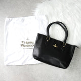 ヴィヴィアン ウエストウッド ハンドバッグ トートバッグ ブラック - NEWSED