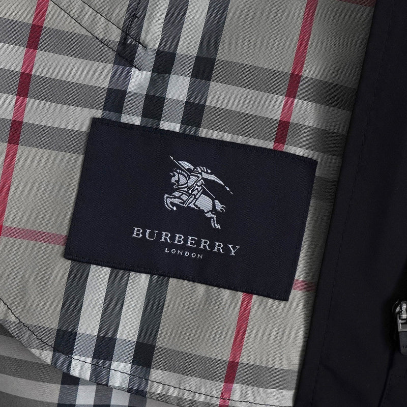 バーバリー ライナー リバーシブル 中綿ジャケット ミドルコート メンズ ブラック - NEWSED